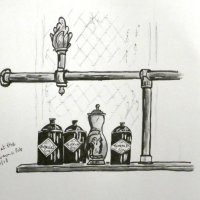 Gin bottles at the Philharmonic Pub, Liverpool