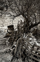 Make-do Fence in Halki