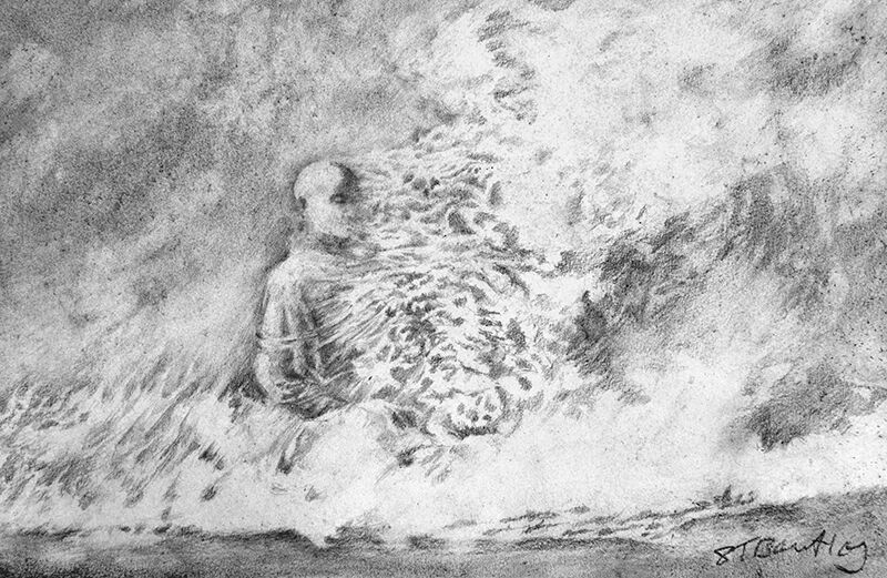 Buddist Monk, protest. sacrifice