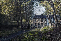 Cottages in Delph Village