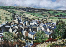 Delph Village, Summer