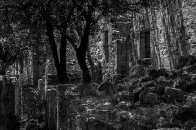 House Ruins at Micro Horio, Tilos.