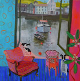 A Comfy Seat on a Chilly Day 75x75cm inc frame £2600