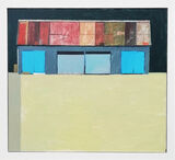 Blue doors cider barn 65x68 cm £950