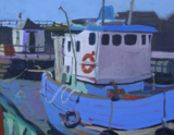 Boats at Maryport 46x40cm inc frame £1100