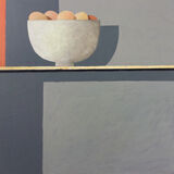Bowl full of eggs 69x69cm inc frame £850