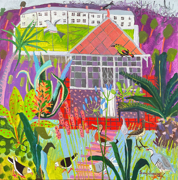Coastguards from the Tropical Garden 68x68cm inc. frame £2500