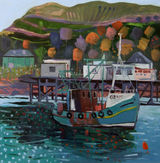 Craignure oil on board 16x16ins exc frame £2200