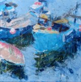Fishing Boat Mevagissey 78x78cm inc. frame £750