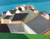 From the Top Looking Dowm 53x65cm. inc. frame £925