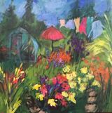'Garden' 104x104cm inc frame £1400
