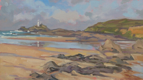 Godrevy 53 x35 cm inc. frame £475