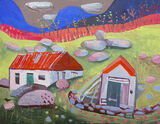 Highland Bothy 34x40cm inc. frame £1400