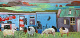 Highland Huts 56x36cm inc frame £1600