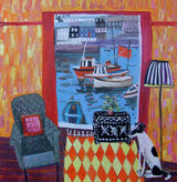 In Harbour 56x56cm inc frame £1900