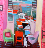 Inner Harbour 75x75cm inc frame £2600