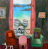 It's sunny outside 75x75cm inc frame £2600
