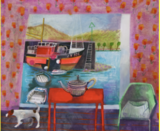 Just so Busy 75x75cm inc frame £2200