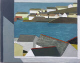 Looking down on the bay 41x36cm inc frame £425
