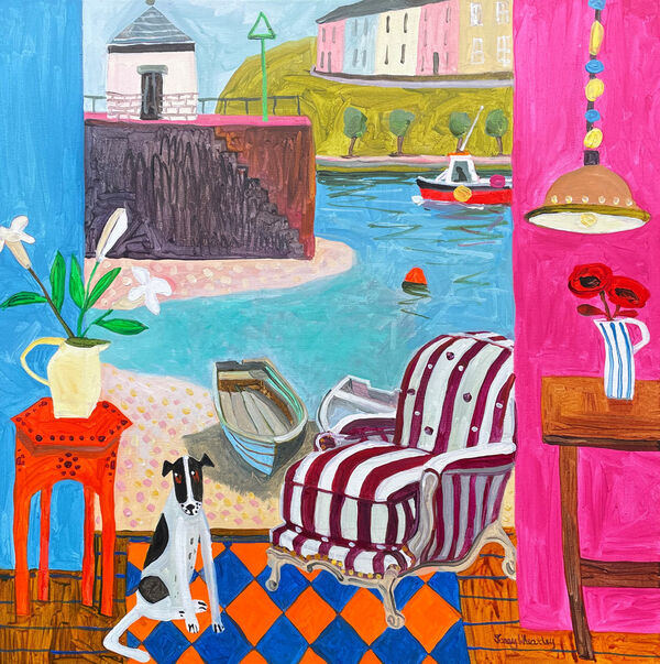 Luncheon 76 x 76cm inc frame £2800