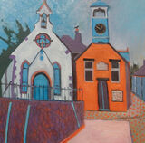 Neighbours 43x43 cm inc. frame £1300