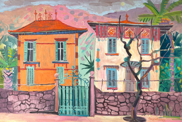 Neighbours 90x654cm. inc. frame £3200