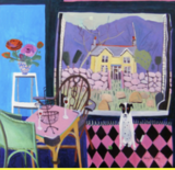Patience 75x75cm inc frame £2600