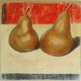 Philip Lyons Two ripe pears 29x29cm inc frame £310