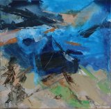 Portscatho, Fishing boats 3 39x39 inc frame £350