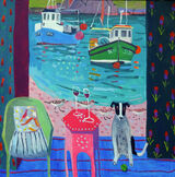 Sanderlings on Patrol 65x65cm £1800