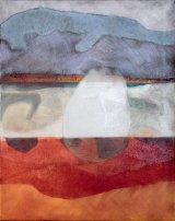 Sarah Owen - Evening Skies, Pendower Beach 61x76cm  £1200