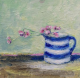 Sea Pinks in Stripes 22x 22cm inc. frame £395