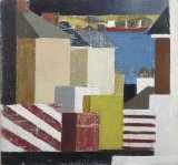 Striped-Blocks-&-My-view--14x15cm exc frame £180
