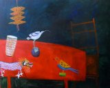 The Elephant in the Room acrylic on canvas 28x36ins £3800