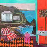 The Little Cove 76 x76cm inc. frame £2600