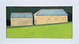 Two Barns 43x75 cm inc. frame £895