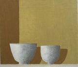 Two gold bowls 39x39cm inc frame £380