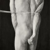 body 2 charcoal on paper 86x150cm