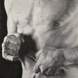 torso 2 charcoal on paper 88x127cm