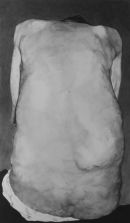 back 1 charcoal on paper 35x60inches