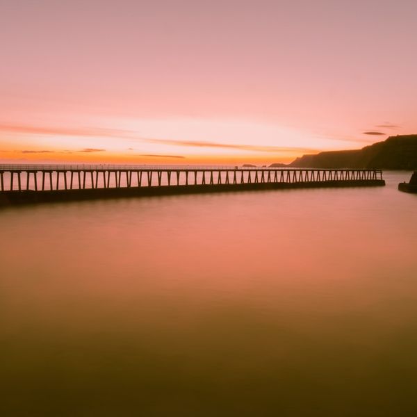 Whitby East Pier Sunrise