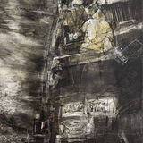 Trawler in Heavy Seas (Detail)