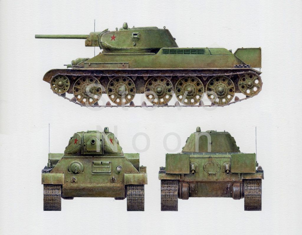 T-34, 6th Tank Brigade, August 1942