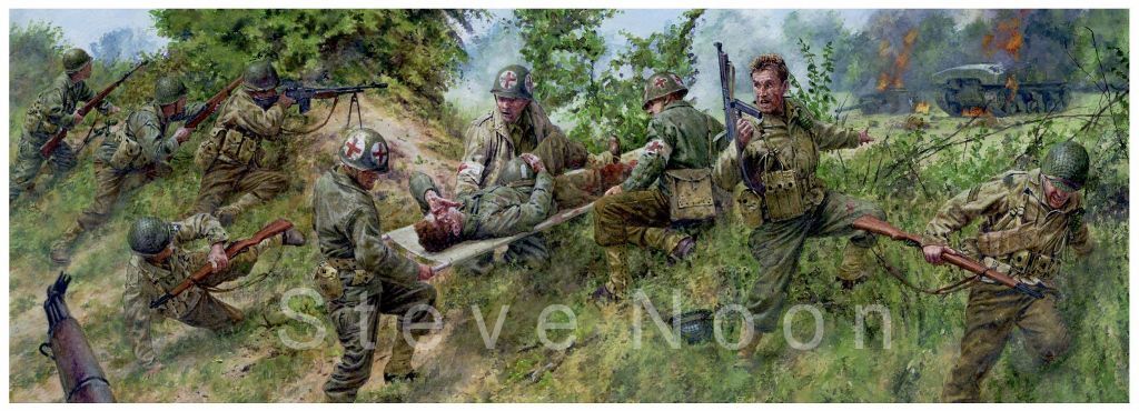 Hedgerow fight. Saint-Lô, July 13th 1944 (US view)