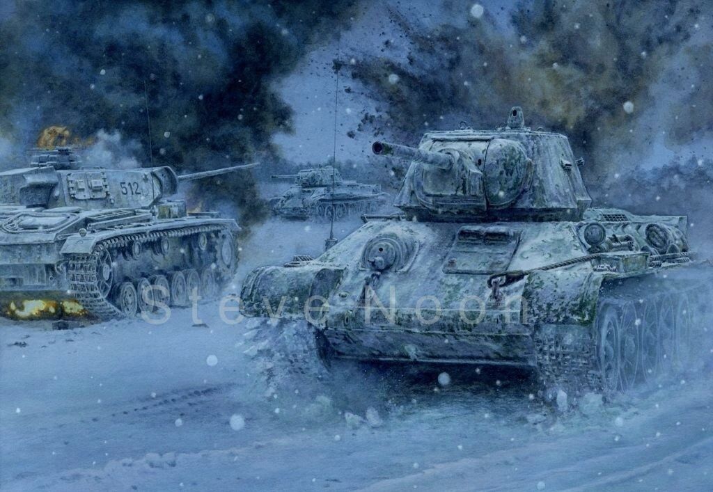 The drive to encircle Stalingrad. November 19-20, 1942