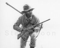 Auxiliary trooper of Chief Hlubi Molife's Sotho troop. Isandlwana 1879