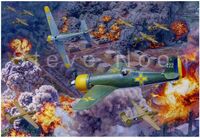 Romanian fighters over Polesti. 1st August 1943