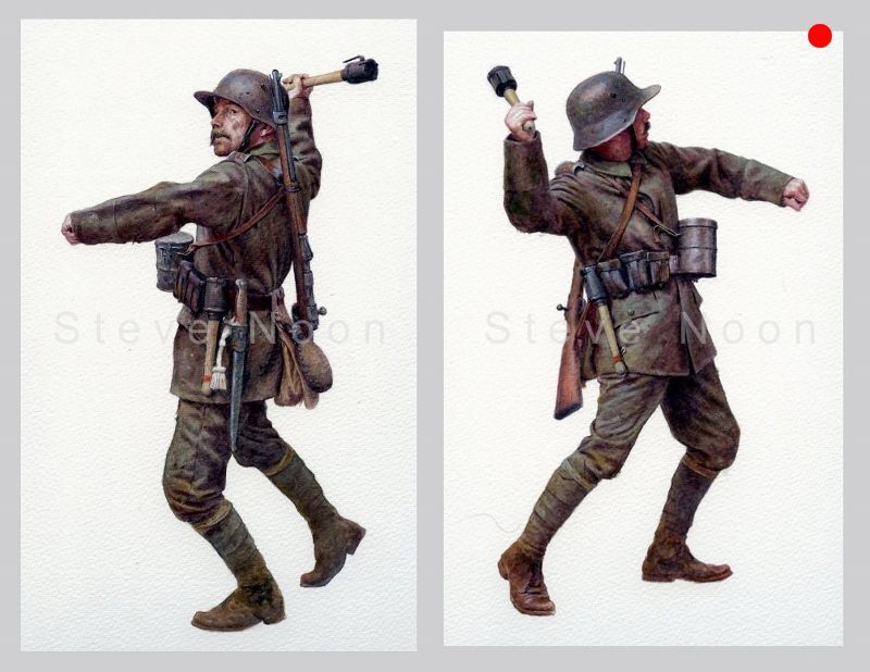 German infantryman, Belleau Wood, June 1918