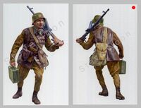 Hungarian Light-machine-gunner, 5th Motorized Rifle Battalion. Khortytsia , 2nd Sept. 1941