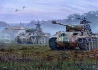 Opperation Lüttich, Panther attack. Mortain, 7 August 1944